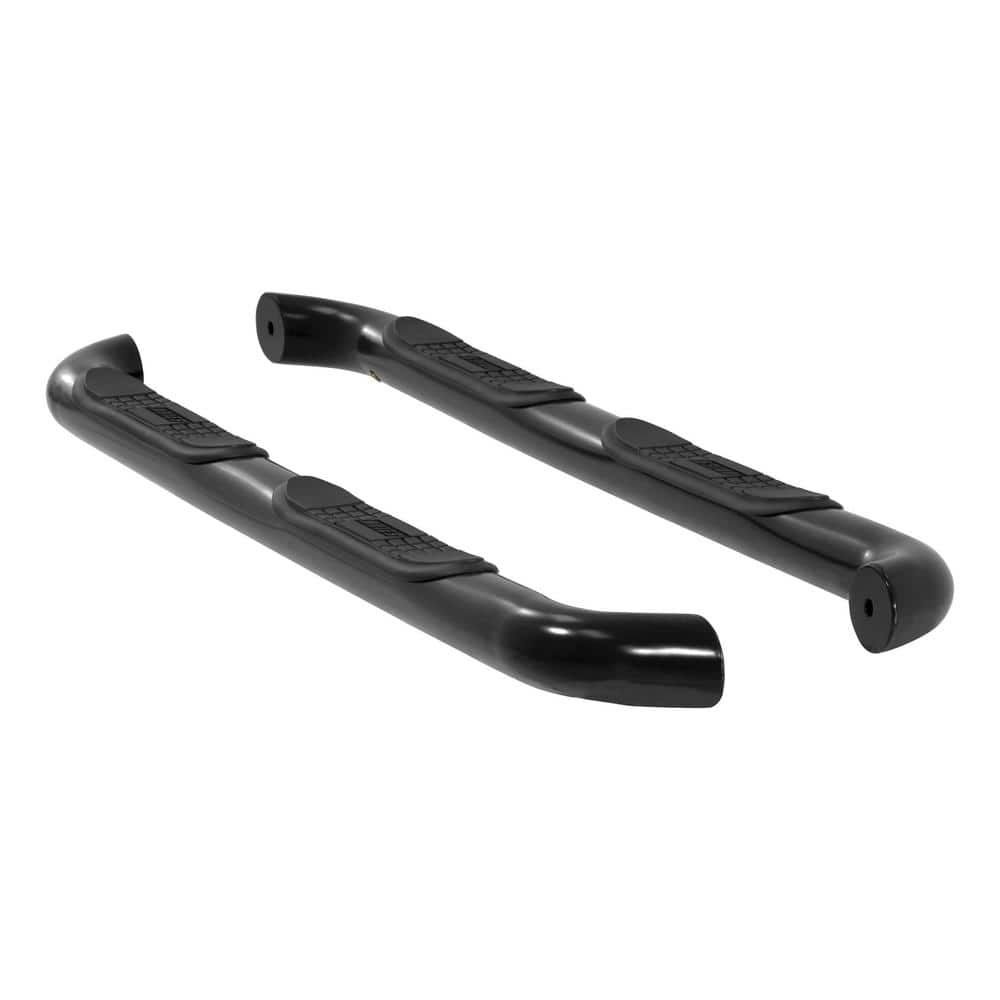 3-Inch Round Black Steel Nerf Bars, No-Drill, Select Toyota Tacoma - Hercitys