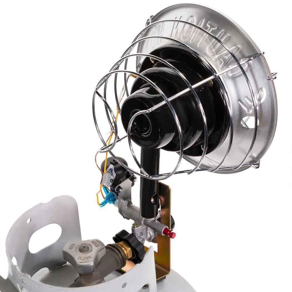 15,000 BTU Radiant Single Burner Tank Top Propane Heater with Variable Heat - Hercitys