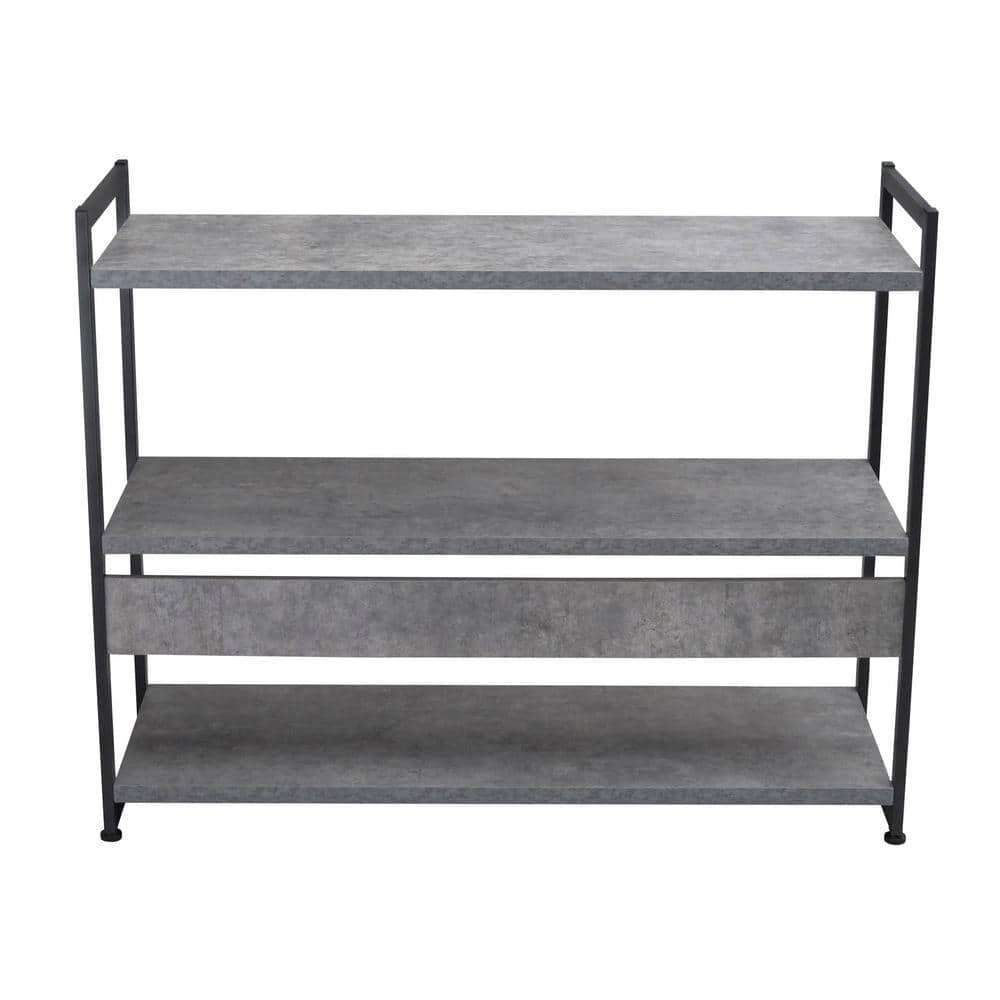 13.75 in. x 40.5 in. x 32.5 in. Free Standing Slate Wide Modular Shelf - Hercitys