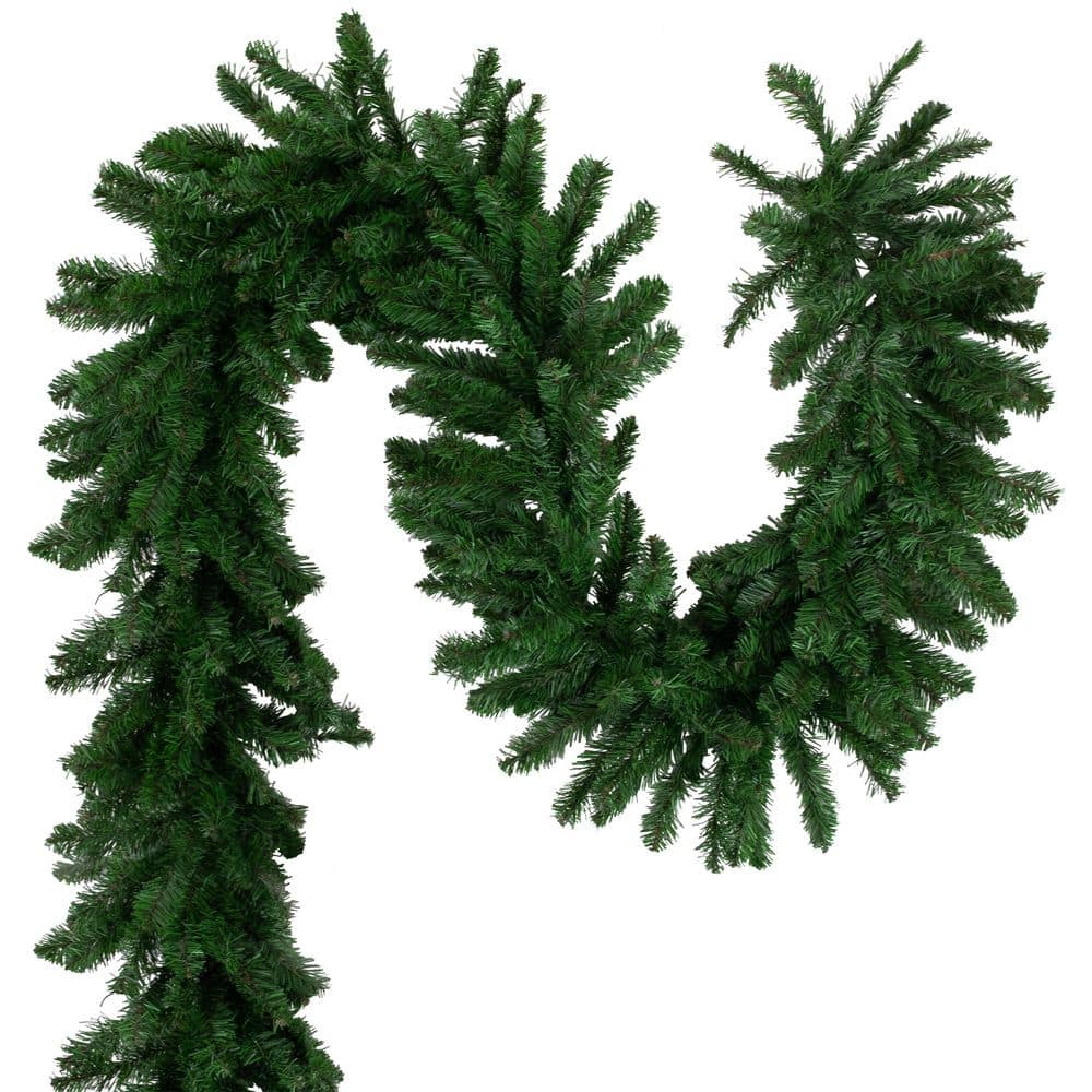 50 ft. x 14 in. Commercial Length 2-Tone Balsam Pine Artificial Garland-Unlit 50 ft. Length - Hercitys