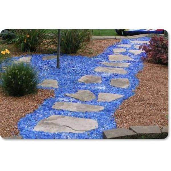 1/2 in. 10 lb. Medium Chestnut Landscape Fire Glass - Hercitys