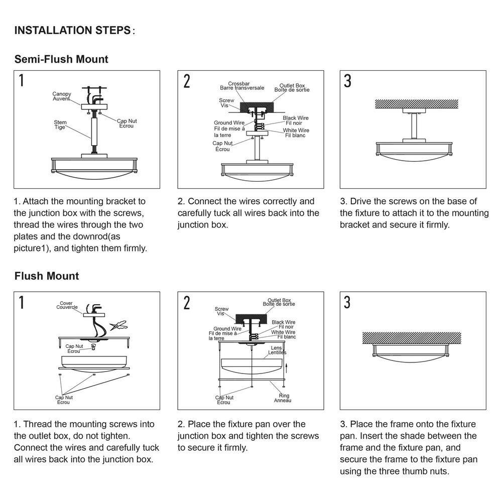 16 in. Brushed Nickel LED Chip Flush Mount Ceiling Light with Plastic Shade - Hercitys