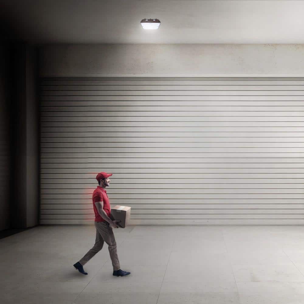 4000 Lumen Integrated LED Selectable 5CCT Bronze Commercial Canopy Flood Light - Hercitys