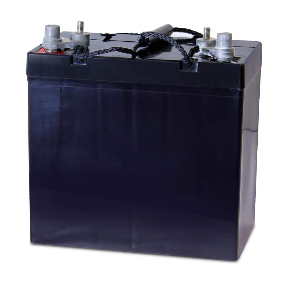 12-Volt 55 Ah AGM Rechargeable Marine Battery w/Marine Combo Post Terminals - Hercitys