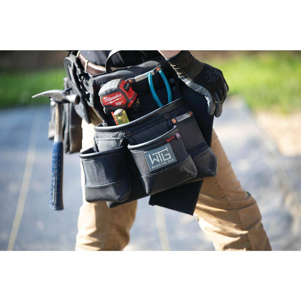 2 in. Tool Belt Hammer Holder Leather Black - Hercitys