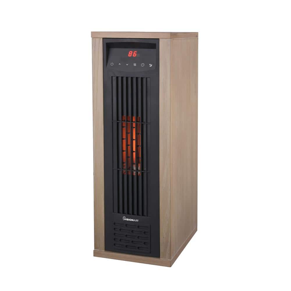 24″ 1000/1500W Digital 6 Tube Infrared Heater with Remote - Hercitys