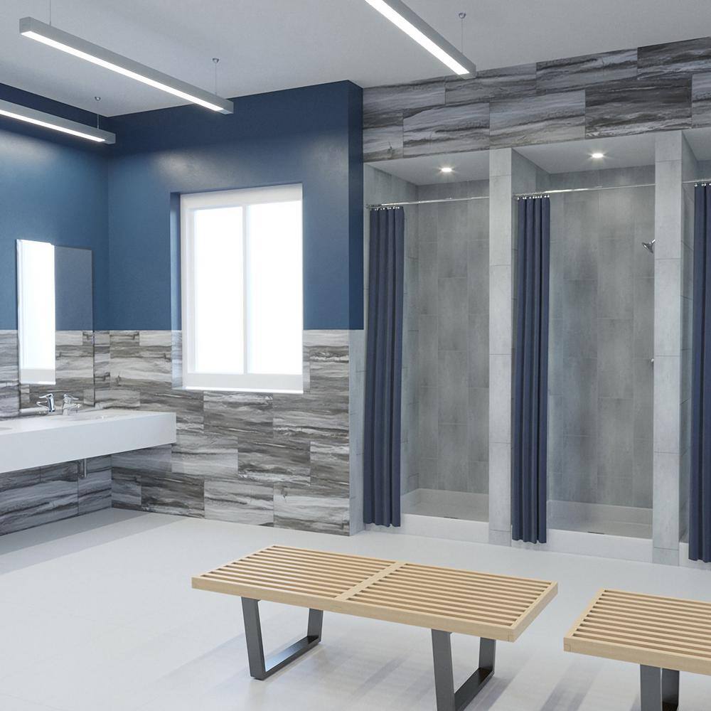 23.23 in. L x 11.1 in. W Wintry Mix No Grout Vinyl Wall Tile (17.9 sq. ft./case) - Hercitys