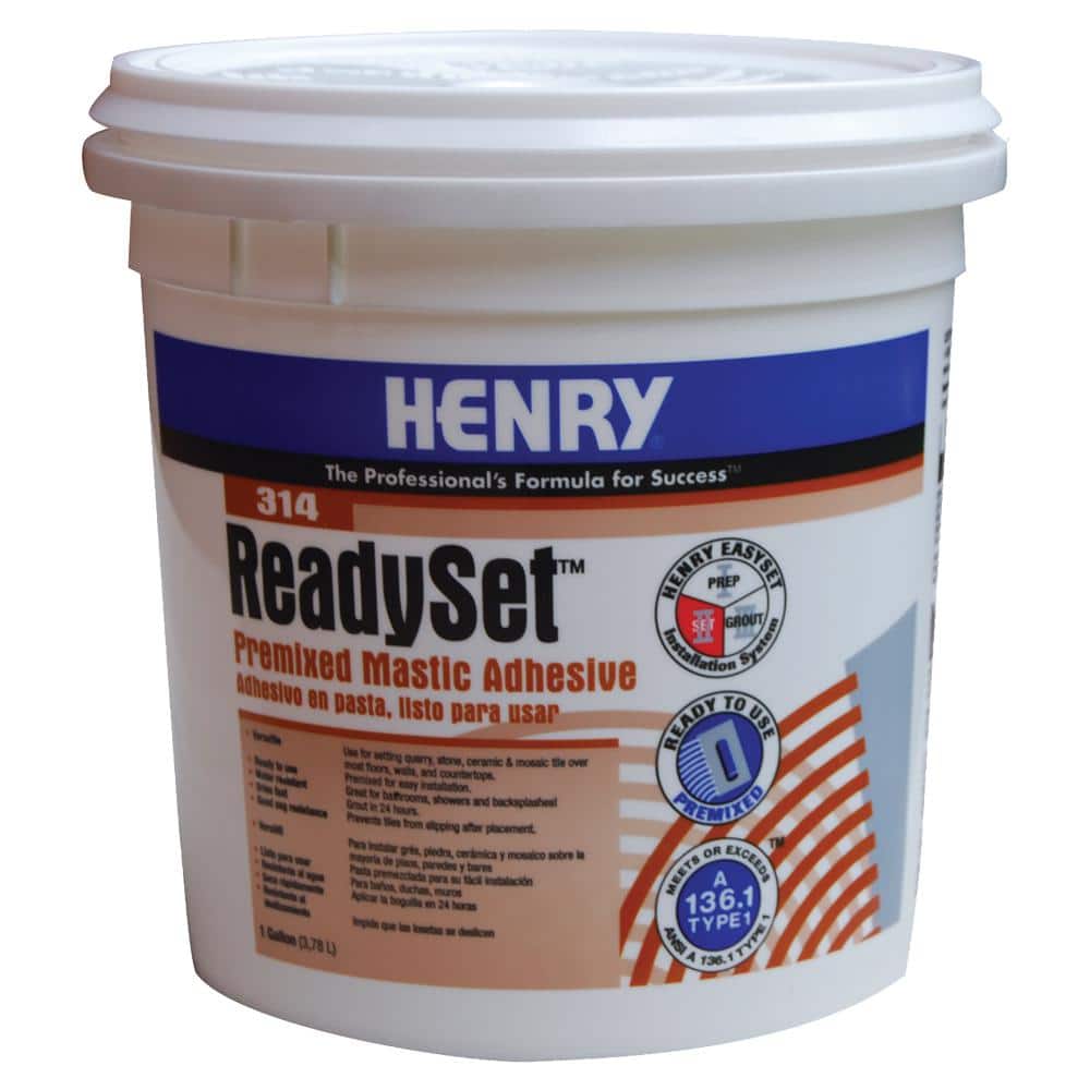 314 Ready Set Gallon Premixed Mastic Adhesive - Hercitys