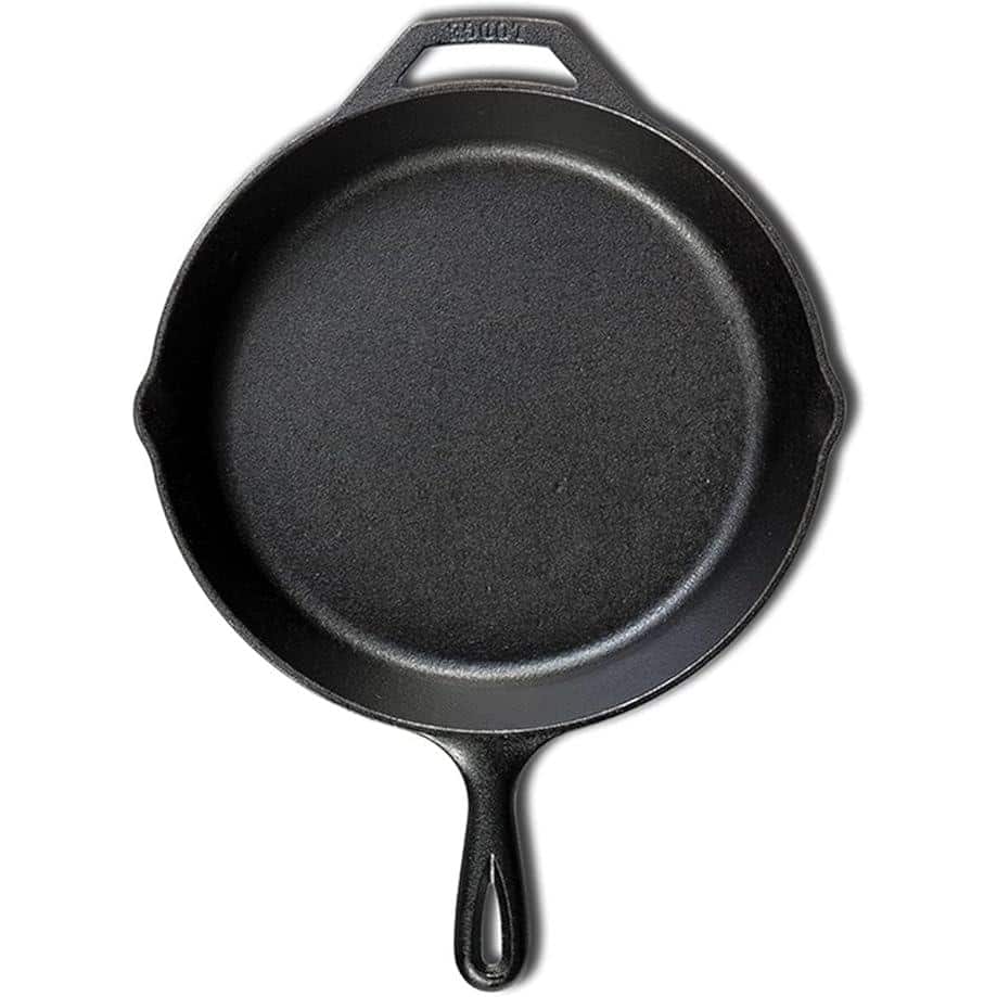 10.25 in. Pre-Seasoned Cast Iron Nonstick Skillet in Black without Lid - Hercitys
