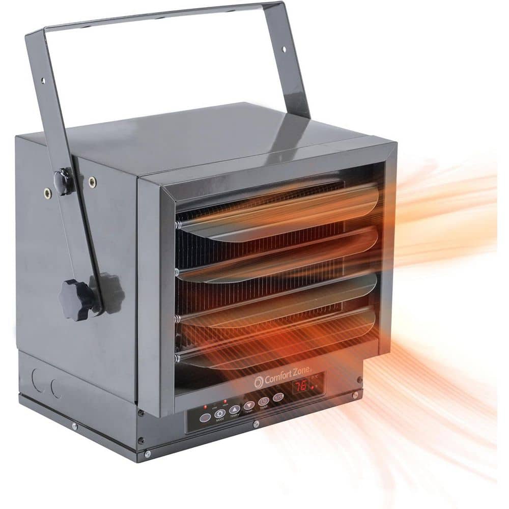 25000 BTU Fan Heaters Electric Furnace with Remote Control - Hercitys