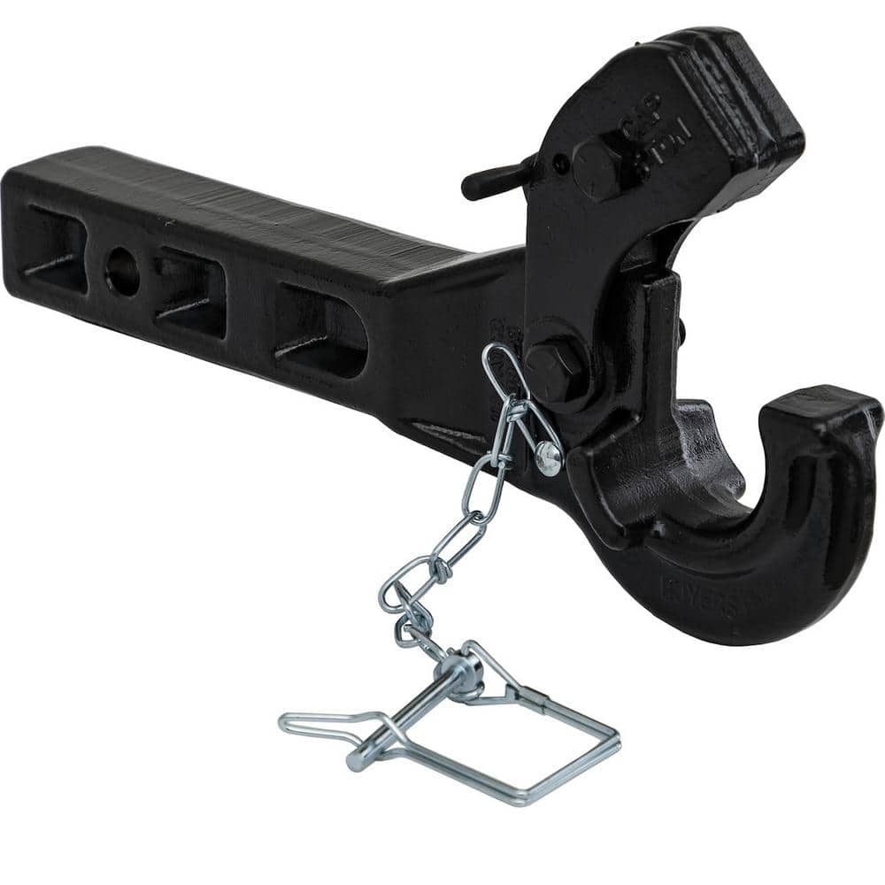 5 Ton Pintle Hook Towing Hitch Mount Fits 2 in. Reciever - Hercitys