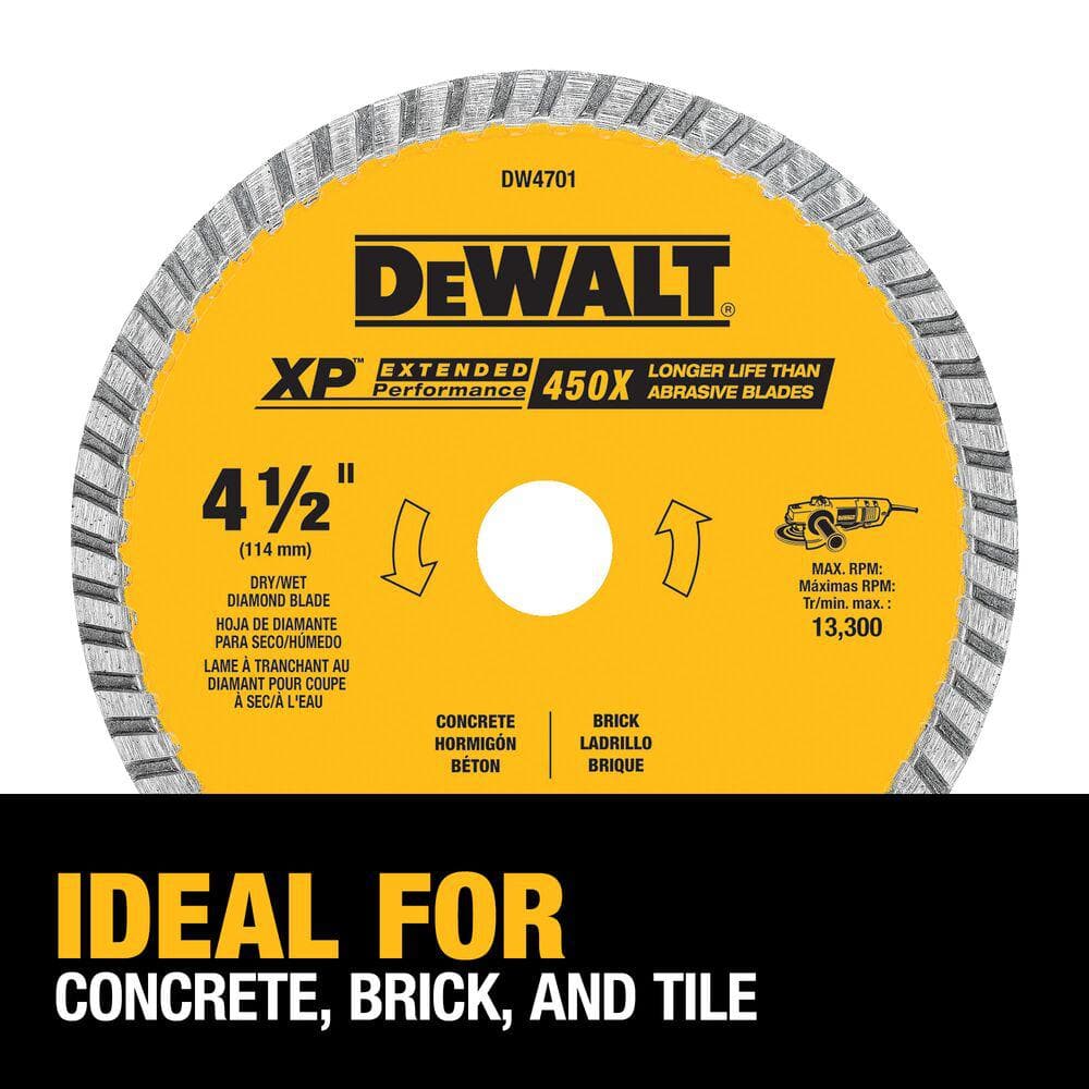 4-1/2 in. Concrete and Brick Diamond Circular Saw Blade - Hercitys