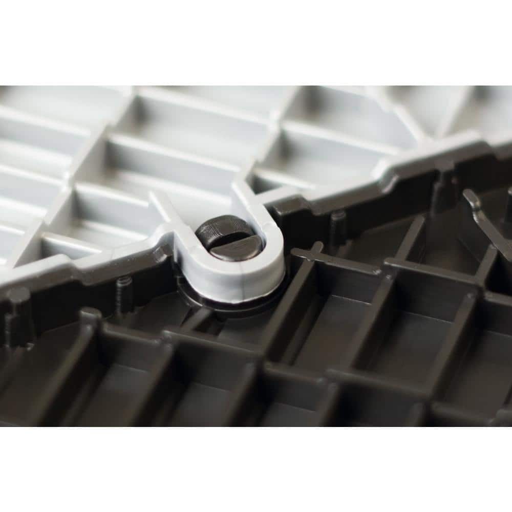 12 in. x 12 in. Diamond Royal Blue Modular Tile Garage Flooring (24-Pack) - Hercitys