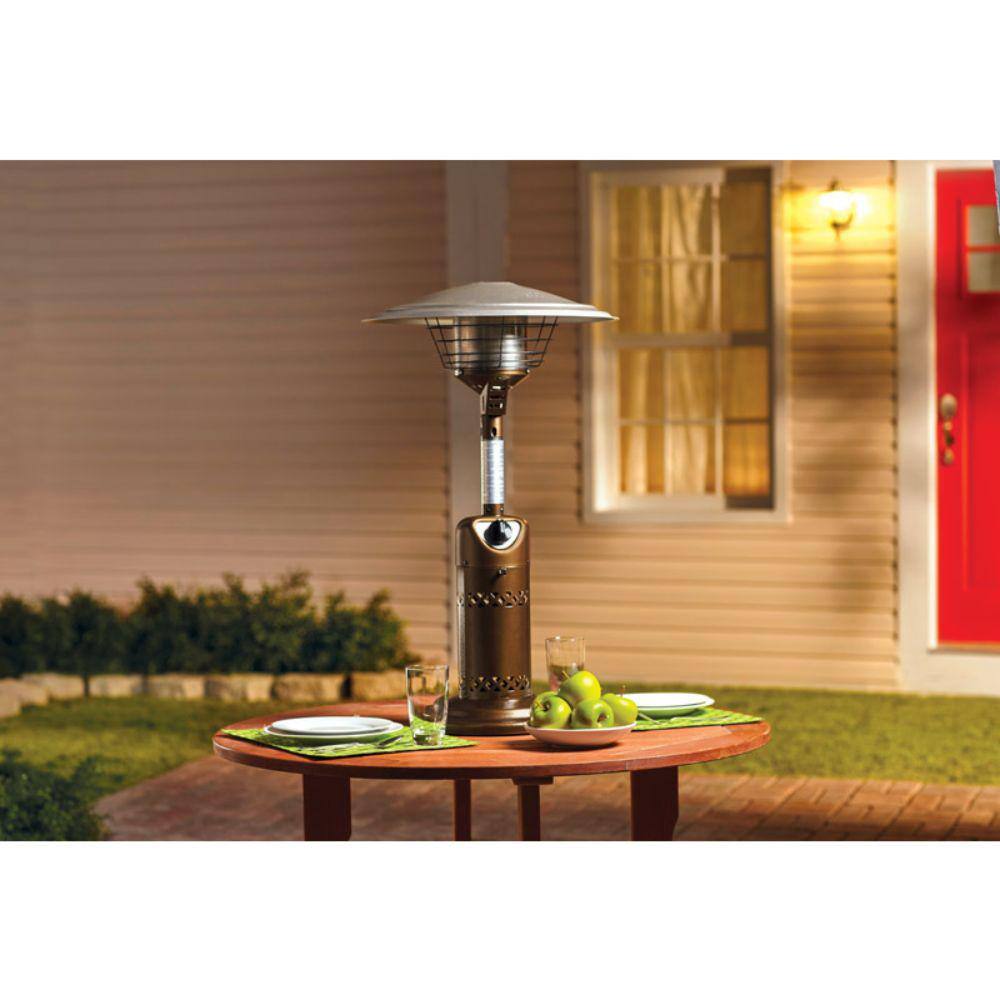 10,000 BTU Tabletop Propane Steel Patio Heater - Hercitys