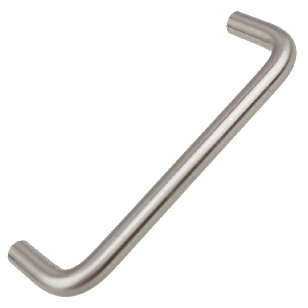 4 in. Center-to-Center Stainless Steel Solid Wire Cabinet Pulls (10-Pack) - Hercitys