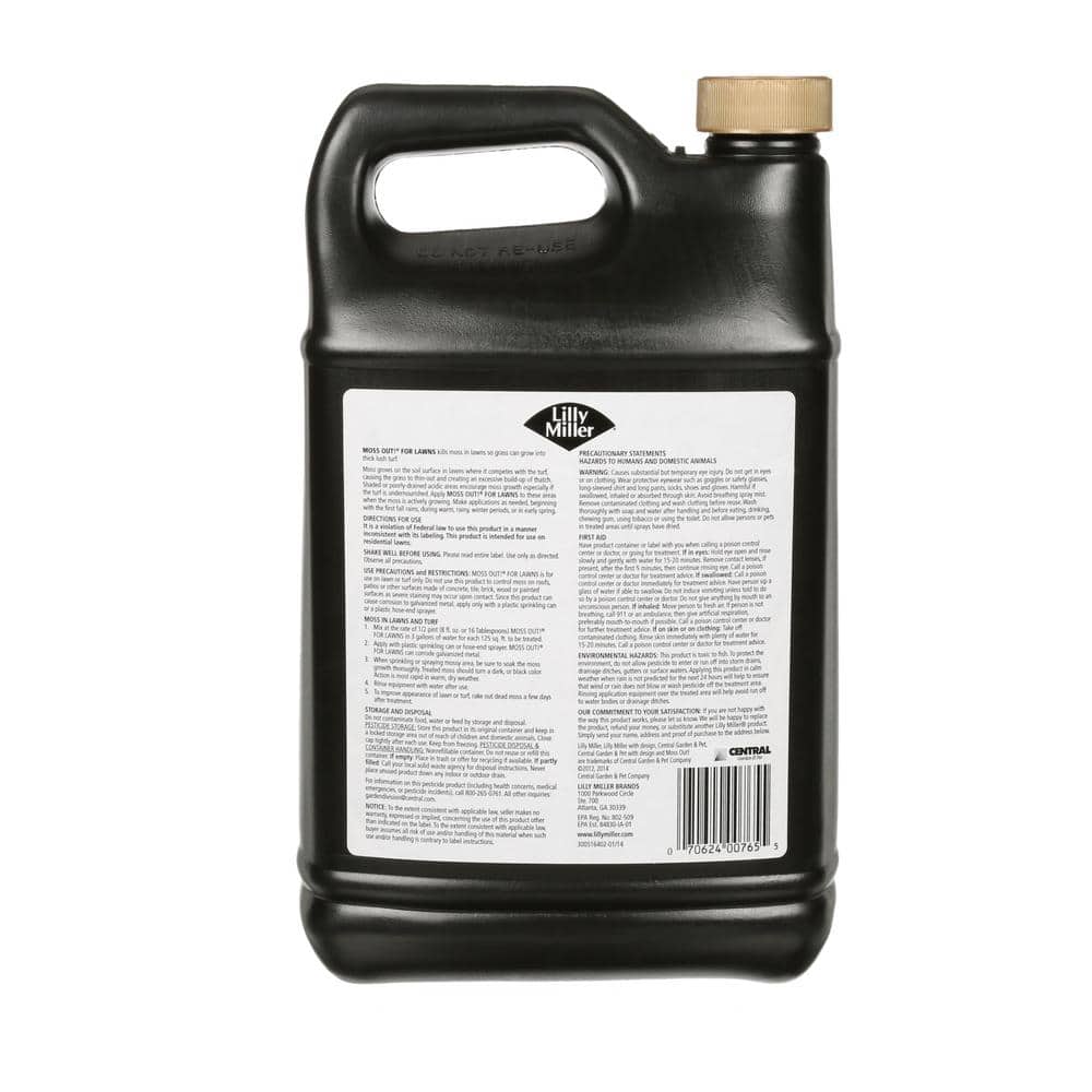 1 gal. 2,000 sq. ft. Lawn Moss Killer Concentrate - Hercitys