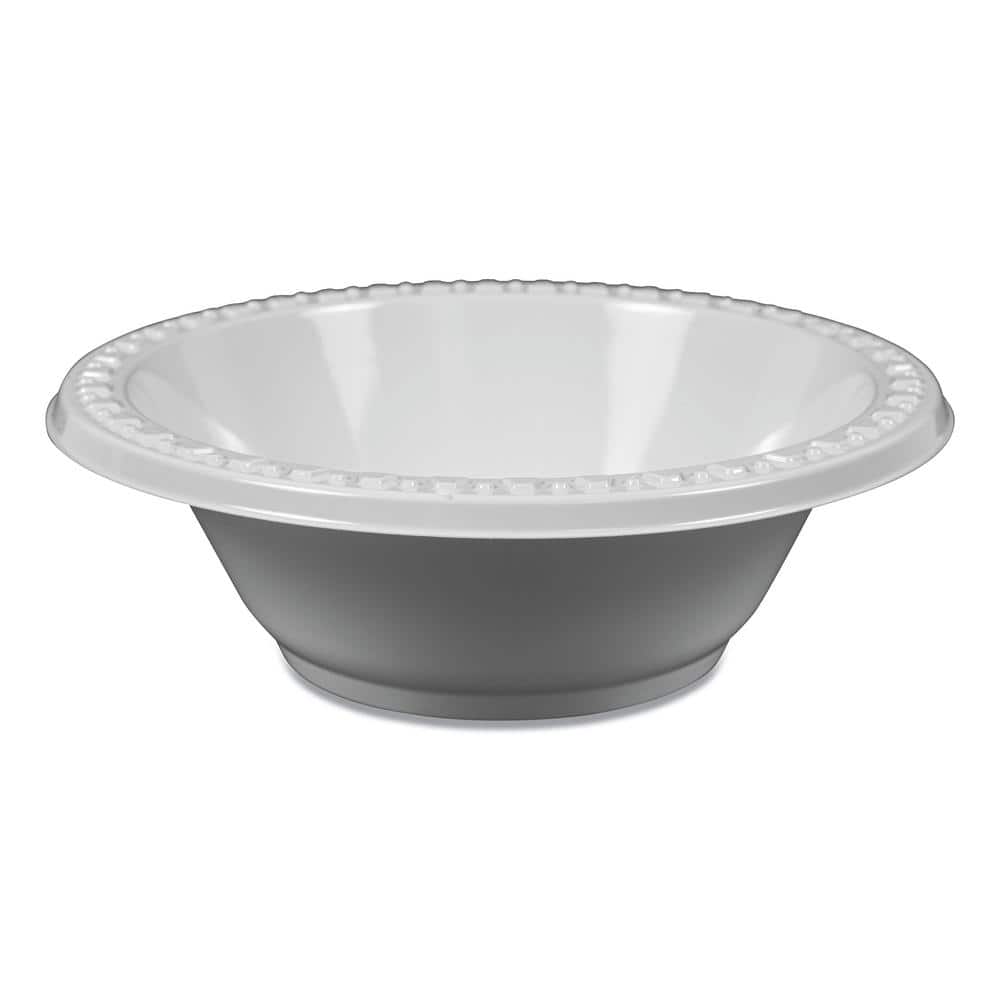 5 oz. White Disposable Plastic Bowls, 125 / Pack - Hercitys