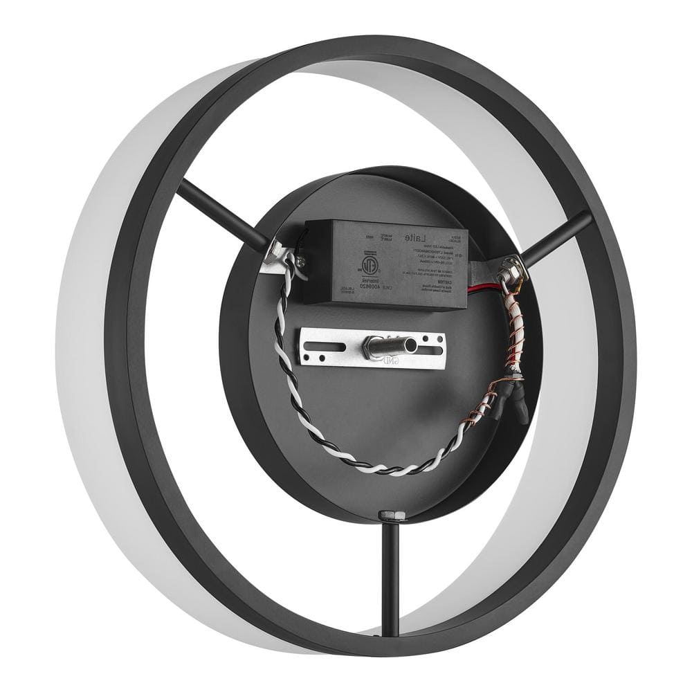 13.80 in. Black LED Flush Mount - Hercitys