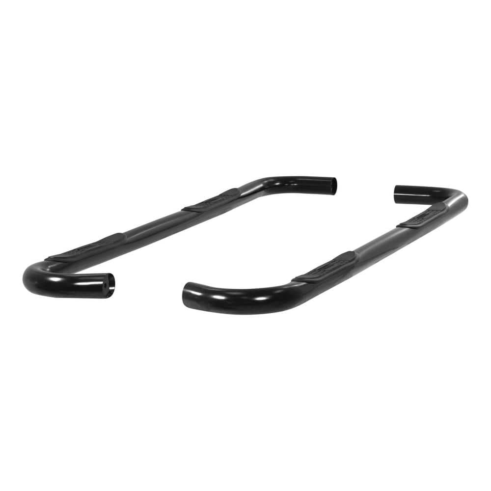 3-Inch Round Black Steel Nerf Bars, No-Drill, Select Toyota Tundra - Hercitys