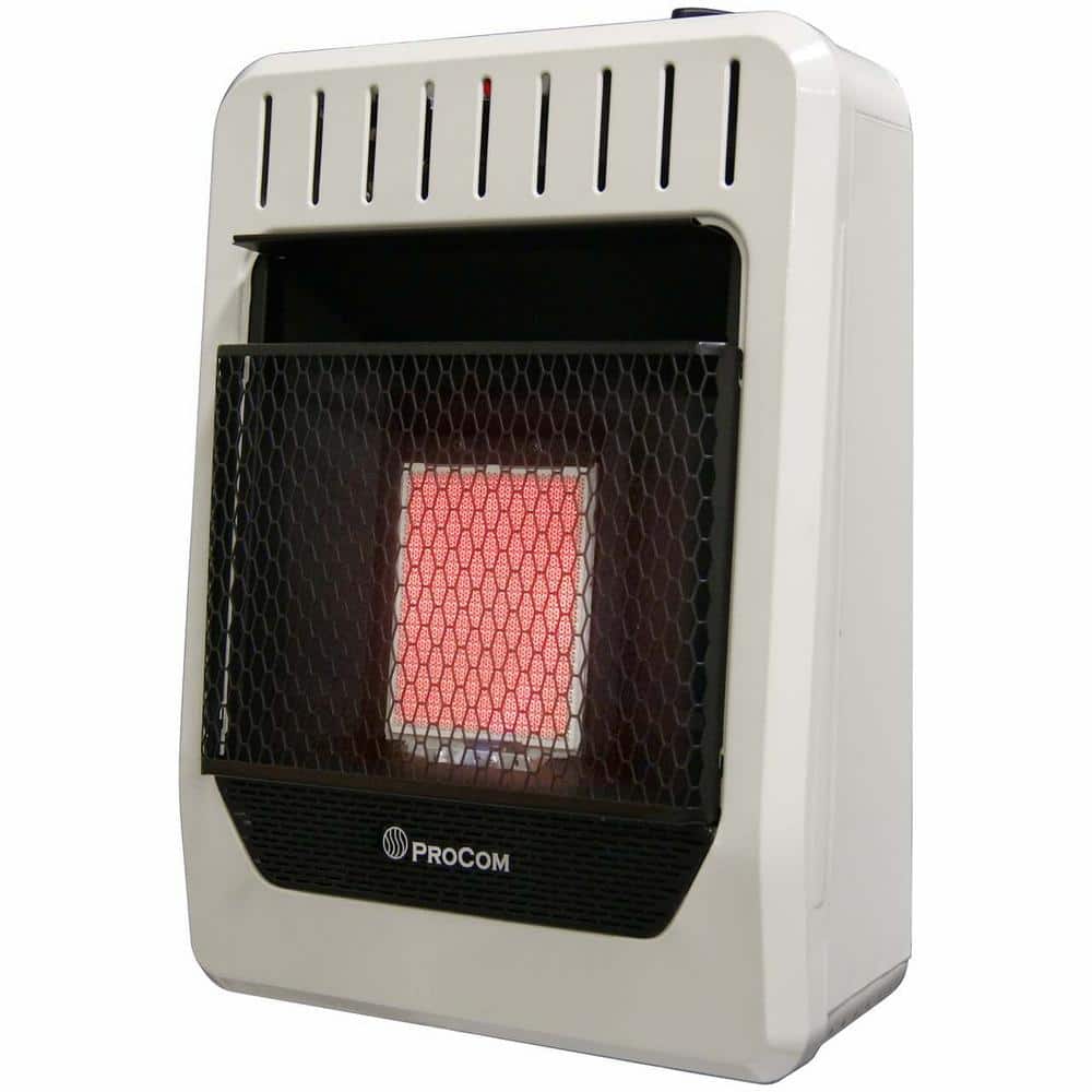 10,000 BTU Infrared Propane Gas Space Heater Vent Free - Hercitys