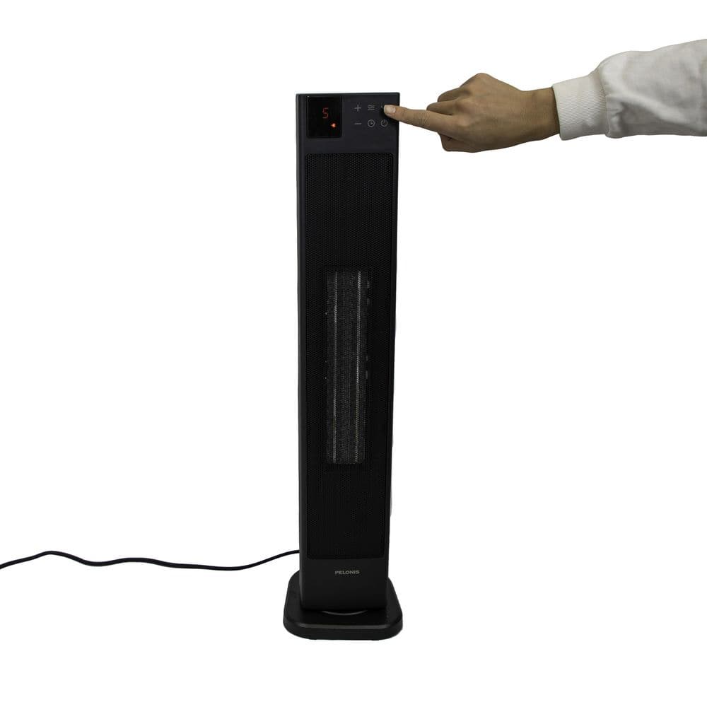 30 in. 1500-Watt Digital Tower Ceramic Heater - Hercitys