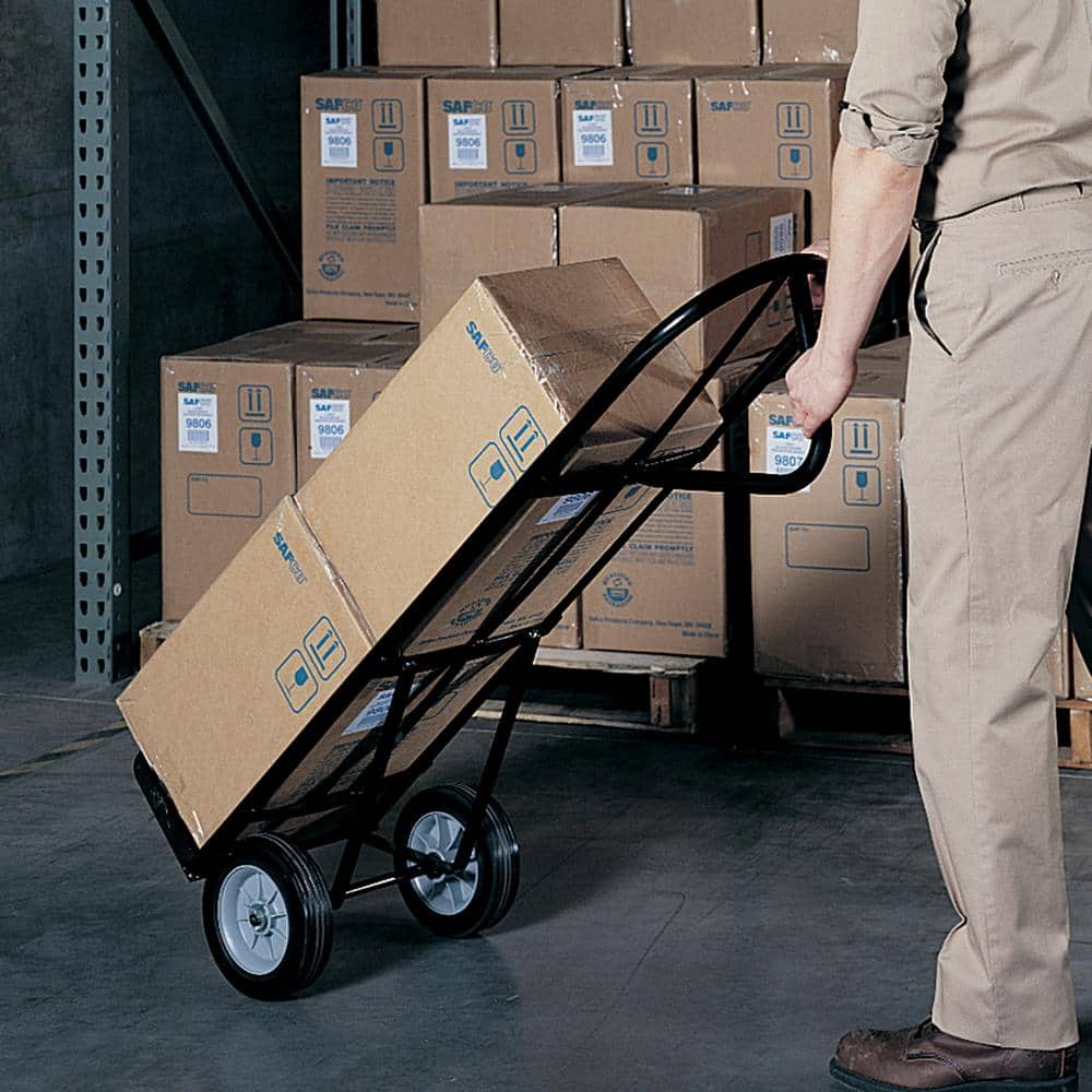 16 in. x 16.25 in. x 51.5 in. 400 lbs. Capacity Tuff Truck Economy Truck in Black Enamel - Hercitys