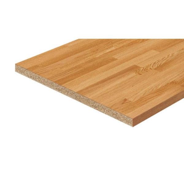 4 ft. L x 25 in. D Finished Engineered Oak Butcher Block Countertop - Hercitys