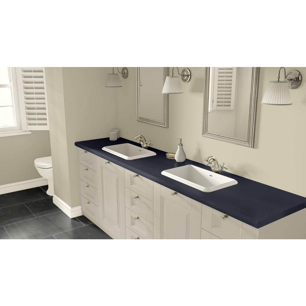4 ft. x 8 ft. Laminate Sheet in Navy Legacy with Matte Finish - Hercitys