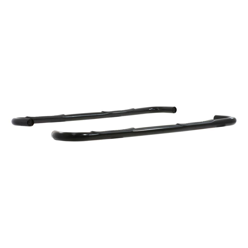 3-Inch Round Black Steel Nerf Bars, No-Drill, Select Toyota Tundra - Hercitys