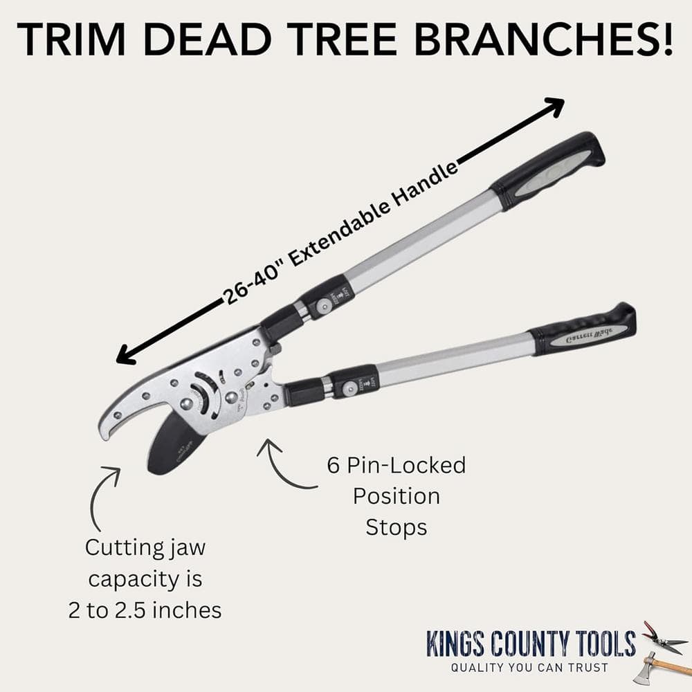 26 in. Kings County Tools Anvil Lopper Tree Trimmer - Hercitys
