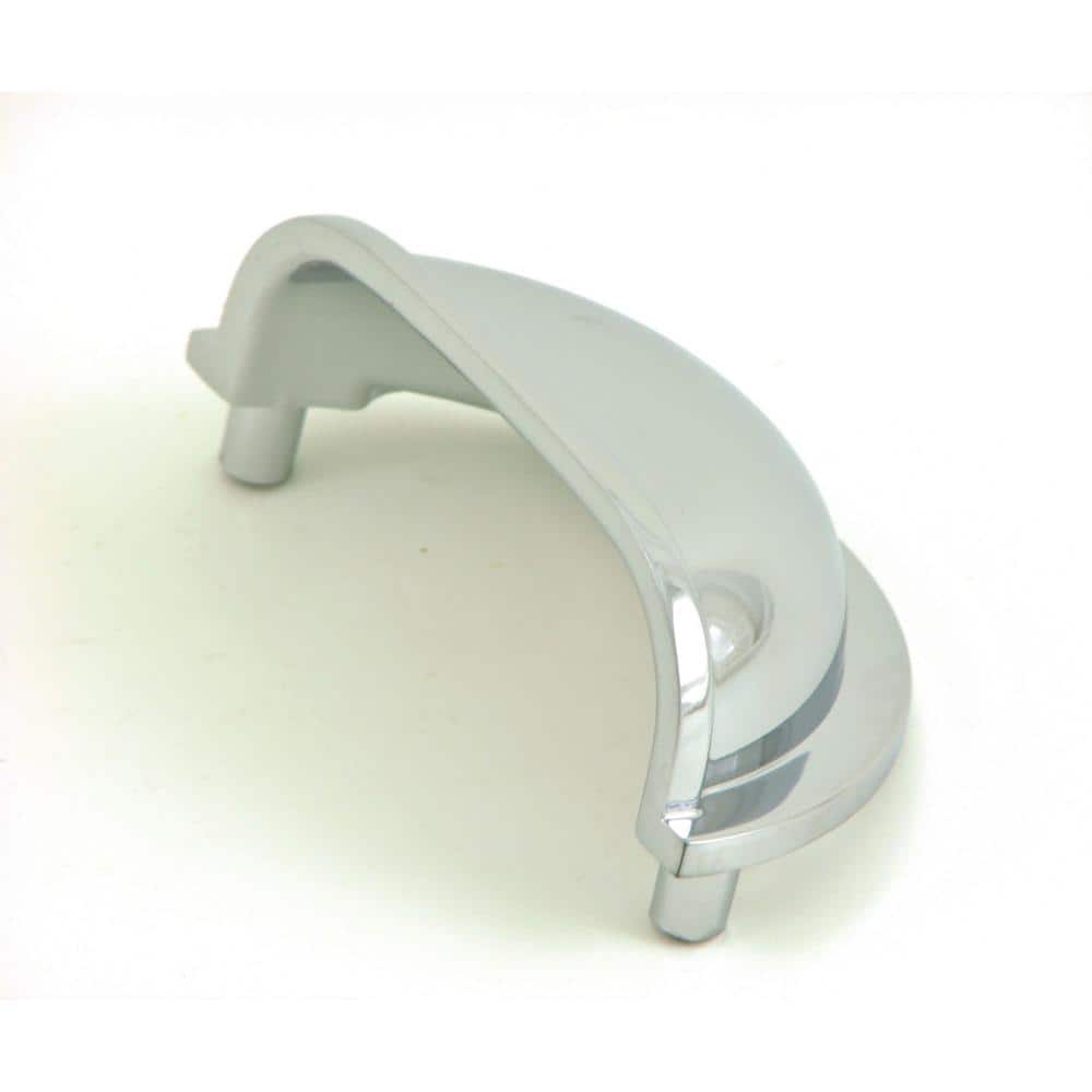 3 in. Center-to-Center Polished Chrome Cup Cabinet Pull (10-Pack) - Hercitys