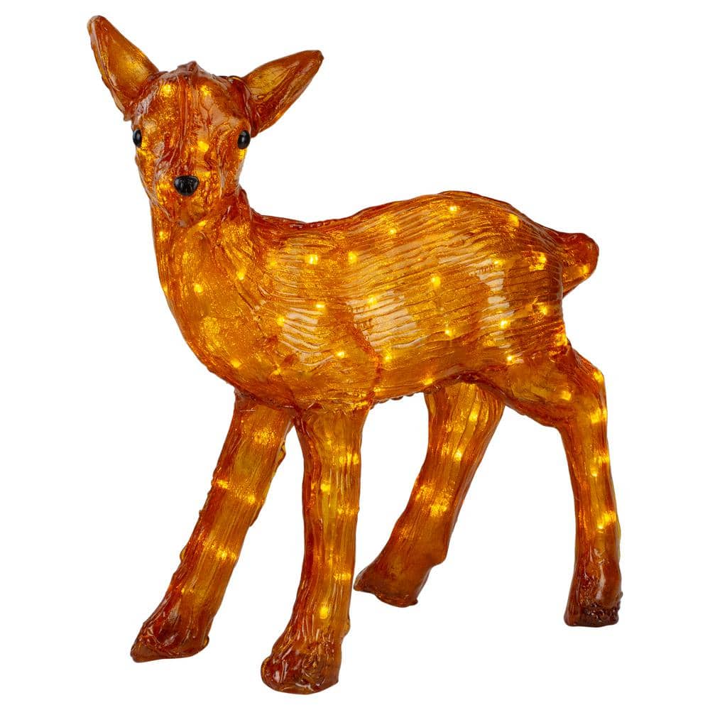 23 in. Lighted Commercial Grade Acrylic Reindeer Christmas Display Decoration - Hercitys