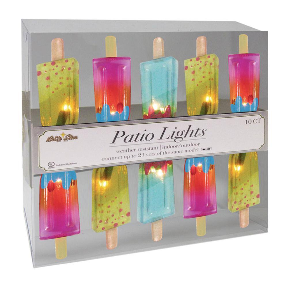 11.25 ft. 10-Count Summer Popsicle Multi Lights - Hercitys