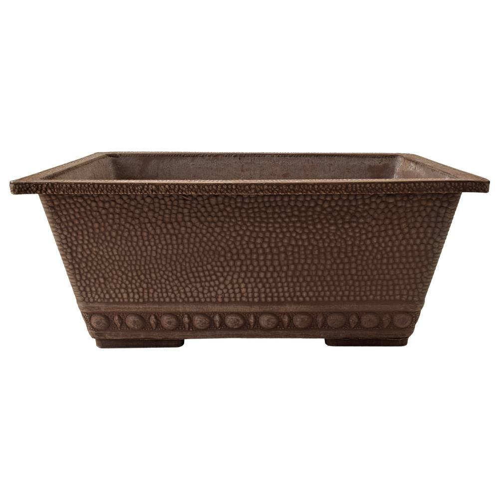 13 in. x 9 in. Chocolate Composite Window Box - Hercitys
