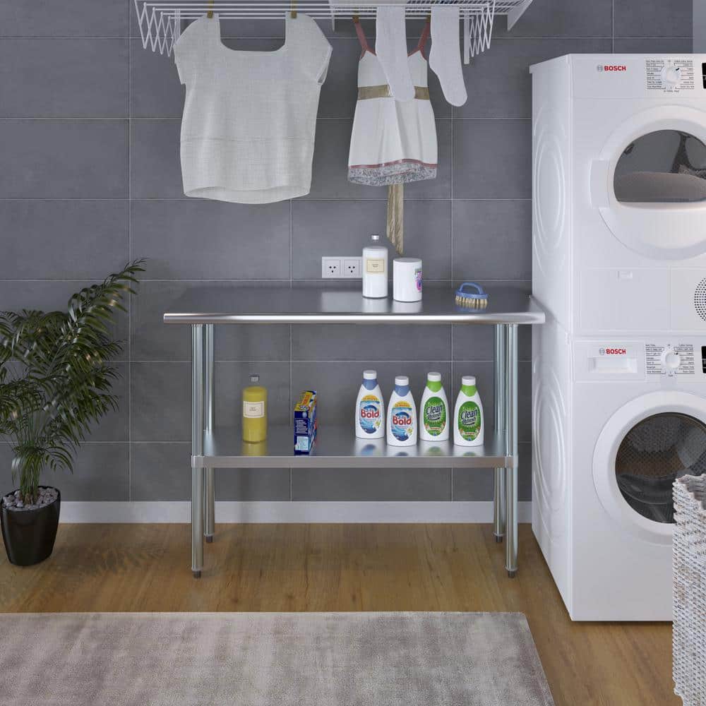 16 in. x 48 in. Stainless Steel Table - Hercitys