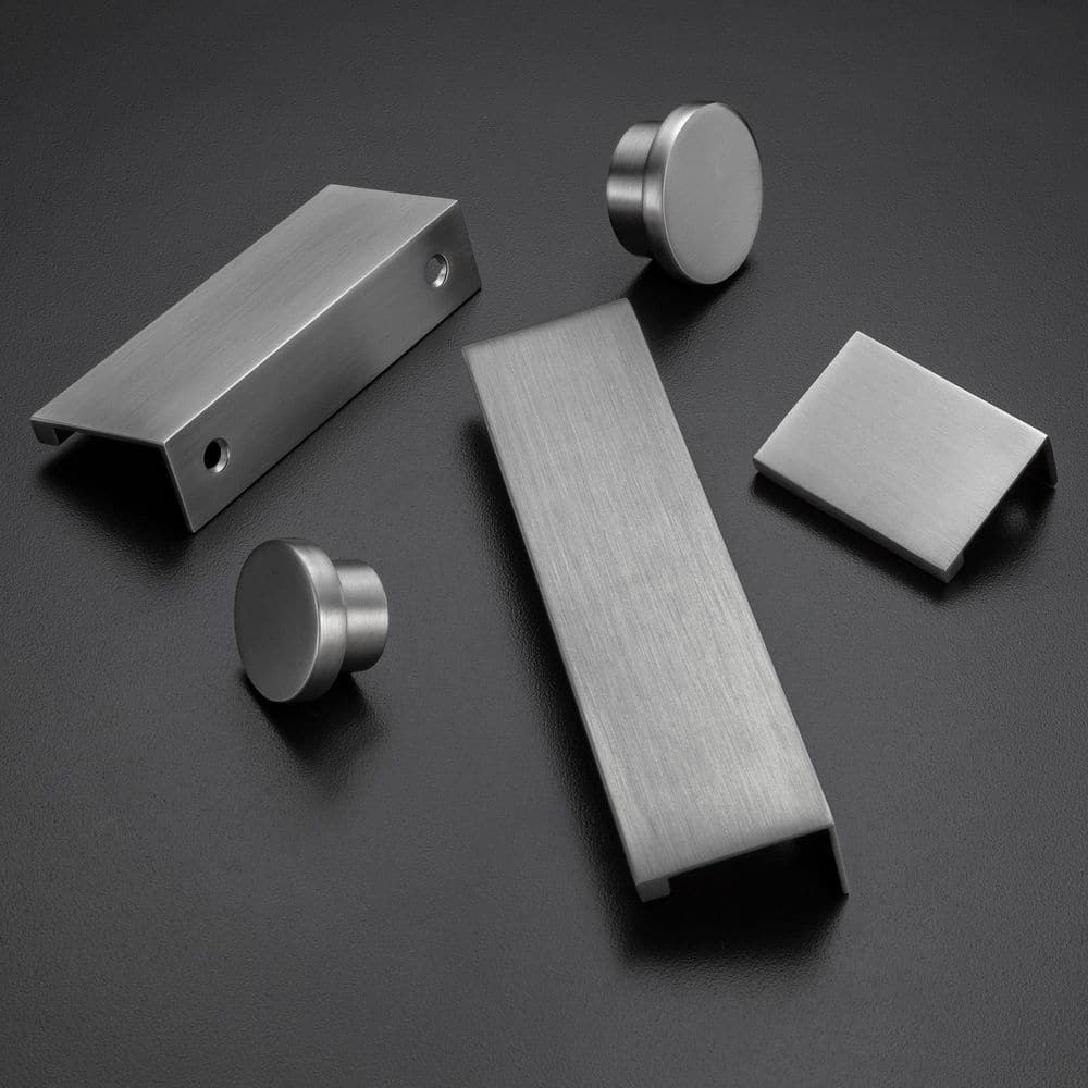 5-Pack Ethan 1-1/2 in. (38 mm) Center-to-Center Satin Nickel Edge Drawer Pull - Hercitys