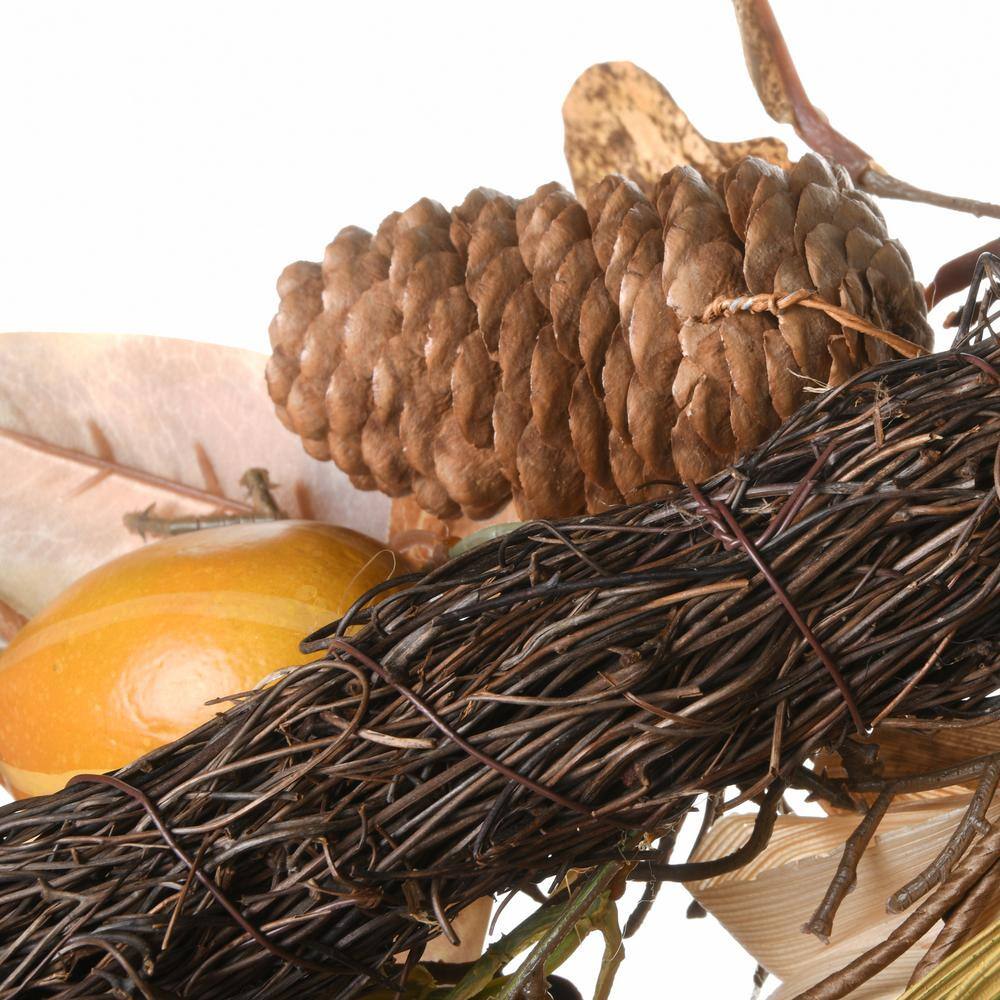 36 in. Artificial Autumn Pine Nut Swag - Hercitys