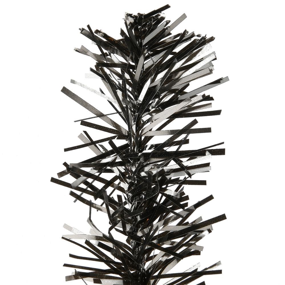 2 ft. Halloween Black and Orange Tinsel Tree - Hercitys