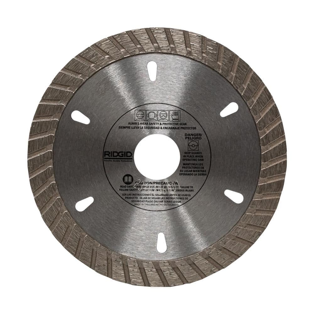 5 in. Masonry Cutting Turbo Rim Diamond Saw Blade - Hercitys