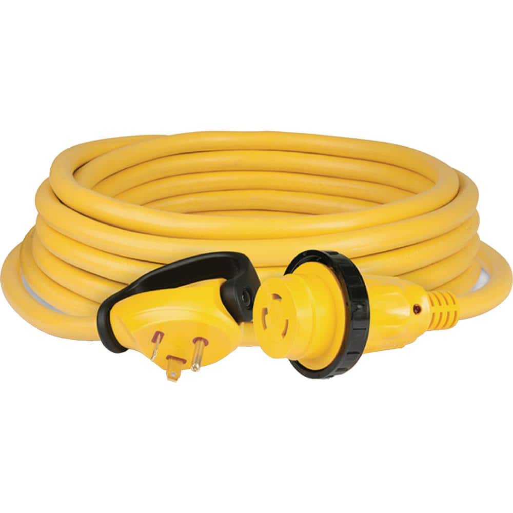 30 Amp 50 ft. Locking RV Power Cord Plus - Hercitys