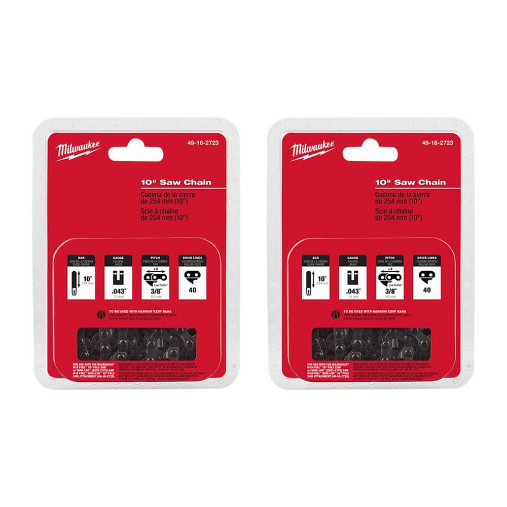 10 in. Saw Chain (2-Pack) - Hercitys