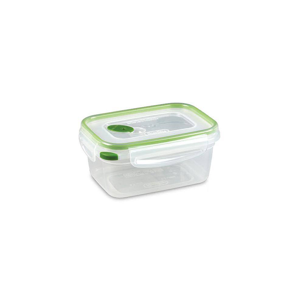 4.5 Cup Rectangle Ultra-Seal Food Storage Container, Green (6 Pack) - Hercitys