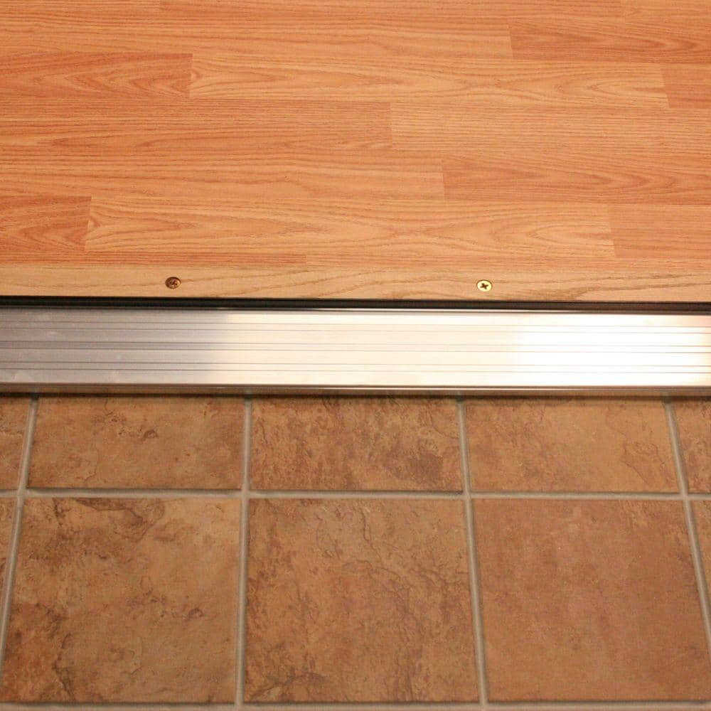 3-1/2 in. x 89-1/2 in. Aluminum Threshold - Hercitys