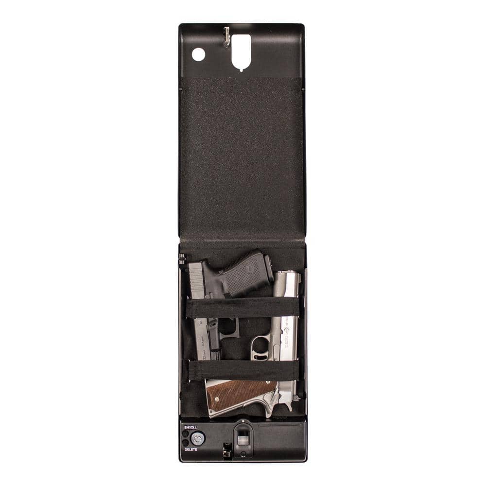 12.6 in. L Biometric Lock Small Pistol Safe - Hercitys