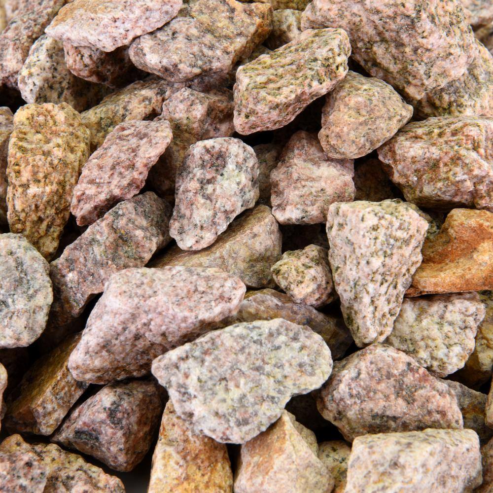 0.25 cu. ft. 3/4 in. Palomino Coral Crushed Landscape Rock for Gardening, Landscaping, Driveways and Walkways - Hercitys