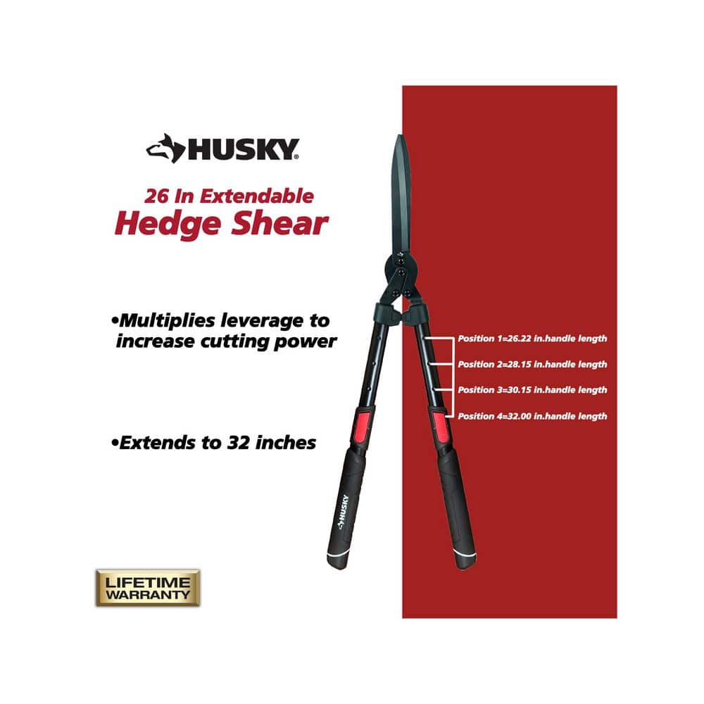26 in Extendable Hedge Shear - Hercitys