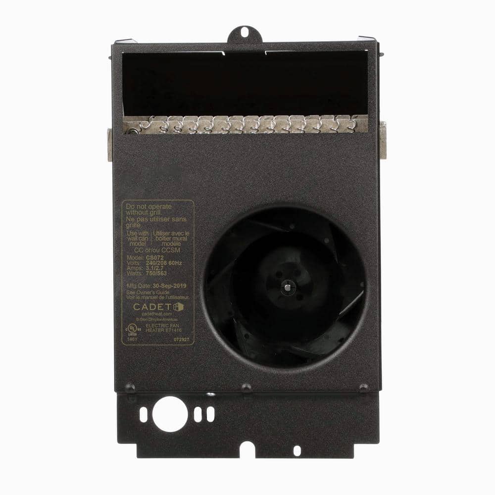 240-volt 750-watt Com-Pak In-wall Fan-forced Replacement Electric Heater Assembly - Hercitys