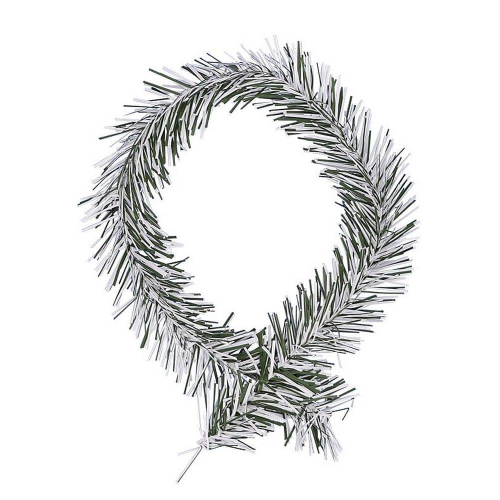 18 in. Frosted Artificial Garland Ties (40-Pack) - Hercitys