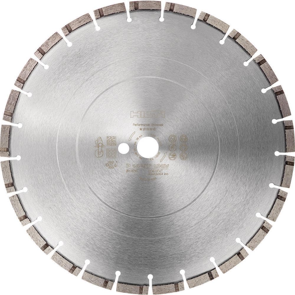 12 in. x 1 in. Premium Universal Diamond Saw Blade - Hercitys