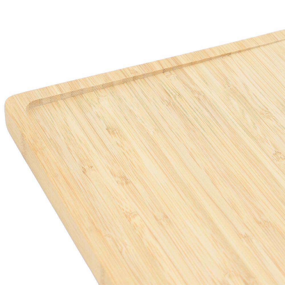 3-Piece Bamboo Cutting, Prep and Serving Boards with Slanted Juice Groove - Hercitys